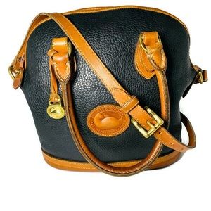 Vintage Dooney & Bourke Leather Norfolk Satchel